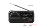 LED Light Rechargeable FM Radio 400g Portable USB Jack With Bluetooth